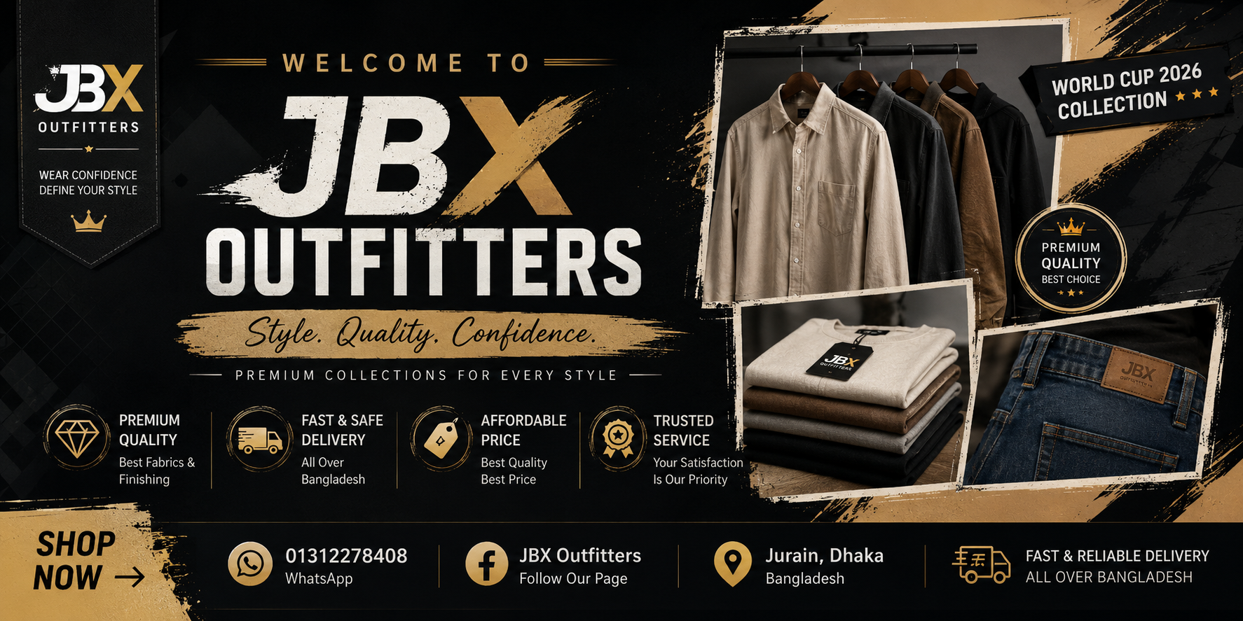 JBX Outfitters — Premium Collections
